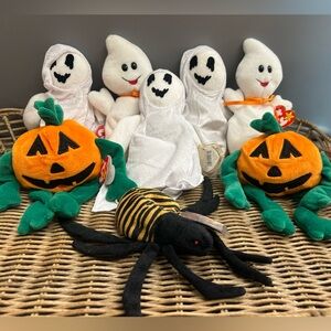 Lot Of Ty Beanie Babies-Halloween-Spooky Theme